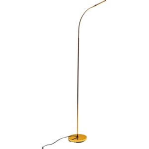 KARE DESIGN Stojací lampa Literature Shiny Brass LED