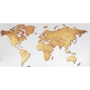 Dřevěná mapa světa KONFIGURÁTOR