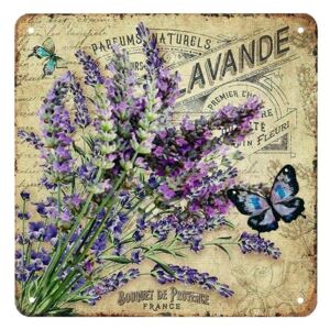 Obraz na kovové desce Bouquet de Provence, 20 x 20 cm