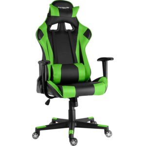 Herní židle RACING PRO ZK-007 černo-zelená