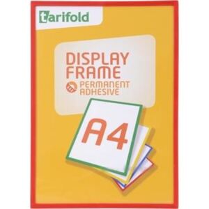 Rámeček Display Frame samolepící TARIFOLD A4 červený