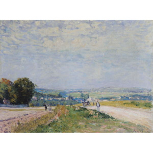 Obraz, Reprodukce - The Road to Montbuisson at Louveciennes, 1875, Alfred Sisley