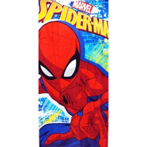 Setino Dětská osuška "Spider-man"- modrá - 70 x 140 cm