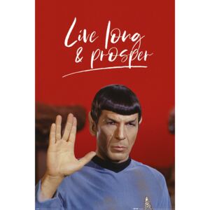 Plakát, Obraz - Star Trek - Live Long and Prosper, (61 x 91,5 cm)