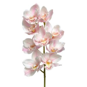 Kaemingk Orchidej, real touch, polyester - světle růžová