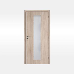 Masonite Interiérové dveře Linea dub sonoma prosklené - 80 cm P