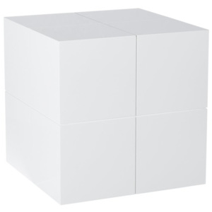 Bílý odkládací stolek Kelly Hoppen The Large Cube