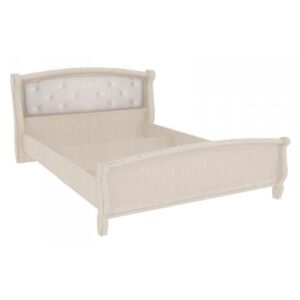 Manželská postel Amelie 180x200 - bílá provence