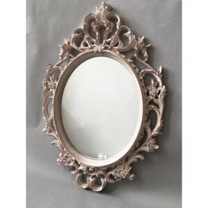 Zrcadlo s ornamenty růžové /J