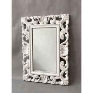 Zrcadlo bílé s ornamenty /S