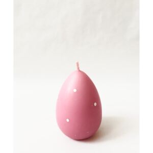 Velikonoční vajíčko svíčka tmavší růžová /J