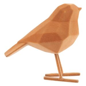 Hnědá dekorativní soška PT LIVING Bird, výška 17 cm