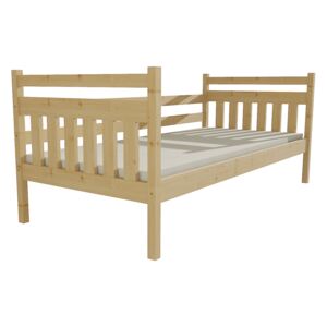 Dětská postel DP 034 70 x 160 cm surové dřevo