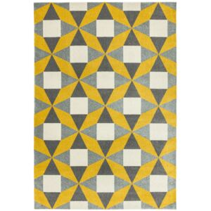 Kusový koberec Dickinson Fan Mustard Rozměry: 120x170 cm