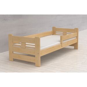 Via-nábytek Dětská postel MAGDA s matrací Rozměry: 80 x 160, Povrchová úprava postele: Bezbarvý lak (borovice)