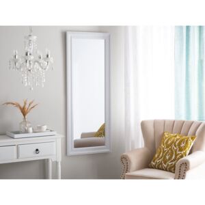 Nástěnné zrcadlo 50x130 bílá/stříbrná VERTOU