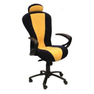 Kancelářská židle RALLY (více barev) - černo-žlutá - MAXINAKUP.cz
