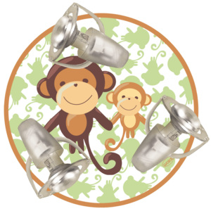 Waldi Leuchten Opička W65924.0 dětské stropní svítidlo
