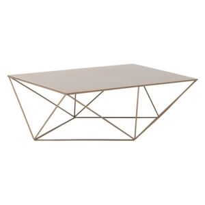 Konferenční stolek ve zlaté barvě Custom Form Daryl, délka 140 cm