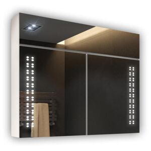 Zrcadlová skříňka LED S2AB55 Alpská bílá