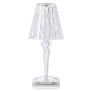 Kartell - Stolní lampa Battery - transparentní