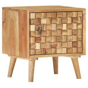 Noční stolek 42 x 35 x 45 cm masivní akáciové dřevo