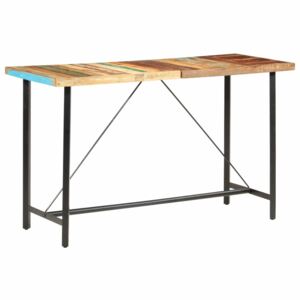 Barový stůl 180 x 70 x 107 cm masivní recyklované dřevo