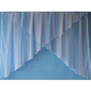 Hotová záclona modrá 960-06, 150x310 cm