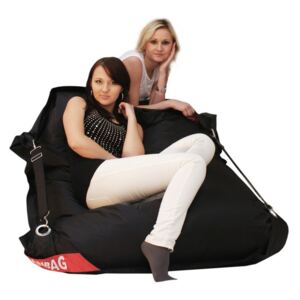 Beanbag sedací pytel / vak 189x140 comfort s popruhy černý / black