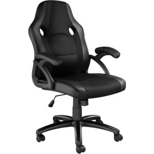 Tectake 403481 kancelářská židle benny - černá
