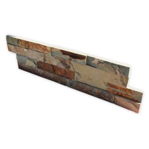 Alfistone kamenný obklad, Multicolor břidlice BL003, tloušťka 1 - 2 cm, rozměry: 15 x 60 cm