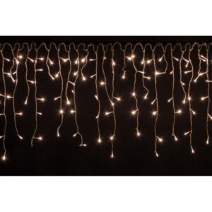 Vánoční světelný déšť - 10 m, 400 LED, teple bílý - OEM M02054