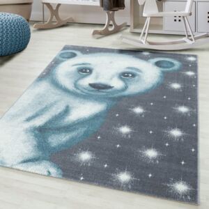 Dětský koberec Bambi 810 blue Kulatý průměr 120 cm