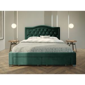 PROXIMA STORE.cz - Čalouněná postel ELECTRA - Zelená 140/160/180 Veľkosť postele: Pre matrac 160 x 200 cm