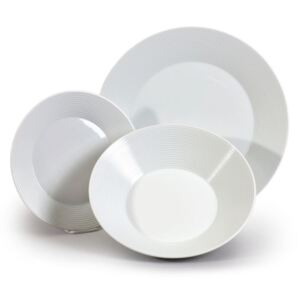 Thun 1794 Lea, sada talířů, český porcelán, bílá, Thun, 18 d
