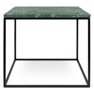 Tema Home Konferenční stolek GLEAM 45x50x50cm,zelenočerný
