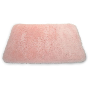 Koupelnový kusový plyšový koberec / do koupelny sweet pink růžový 50x70cm / 60x90cm Rozměr: 60x90cm