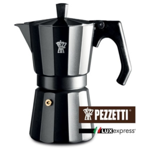 Pezzetti Luxexpress černá konvice, 6 šálků, 300ml