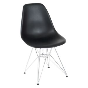 Design Židle P016 PP, chromované nohy - výběr barev