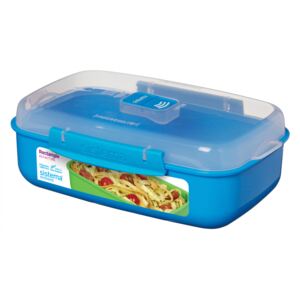 Miska na jídlo Sistema Microwave Rectangle 1.25L Barva: modrá