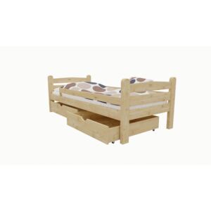 Dětská postel M 001 70 x 160 cm moření dub
