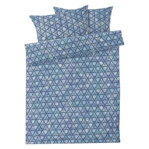 MERADISO® Žerzejové ložní prádlo, 200 x 220 cm (modrá)
