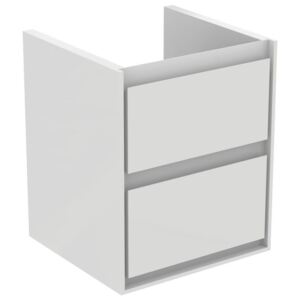 Ideal Standard Connect Air Skříňka pod umyvadlo Cube 50cm, lesklý bílý/matný bílý lak E1608B2