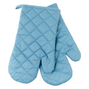 Kuchyňské bavlněné rukavice chňapky MULTICOLOR modrá, 100% bavlna 18x30 cm Essex