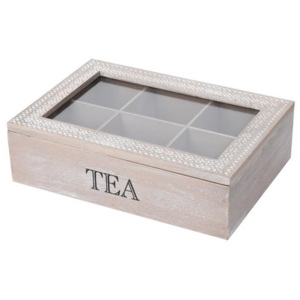 Box dřevěný na čaj