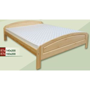Manželská postel CLASSIC 87 z masivu borovice