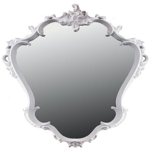 Zrcadlo ANTICA, 63x95x5, bílá