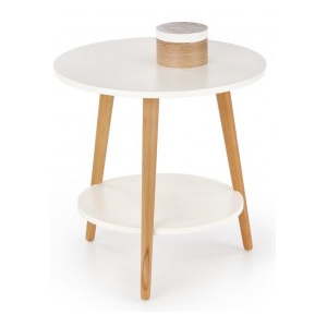 Přístavný stolek Sago (bílá)