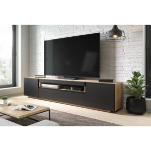 Televizní stolek SOMIN artisan/černý mat