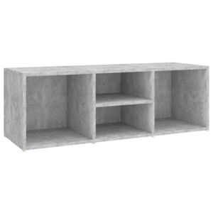Botníková lavice Buttons - dřevotříska - 105x35x35 cm | betonově šedá